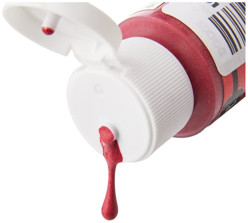 ديكوآرت طلاء لامع أحمر متوهج من ديكوآرت جلامور داست، 2 أونصة - Image 3